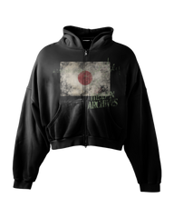 'JAPAN' HEAVYWEIGHT BOXY ZIPUP HOODIE