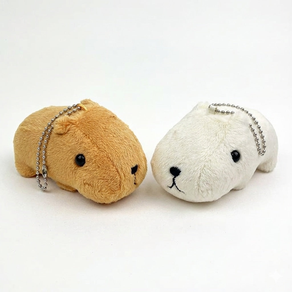 Sekiguchi Capybara-san Fluffy Plush Mascot Bag Charm