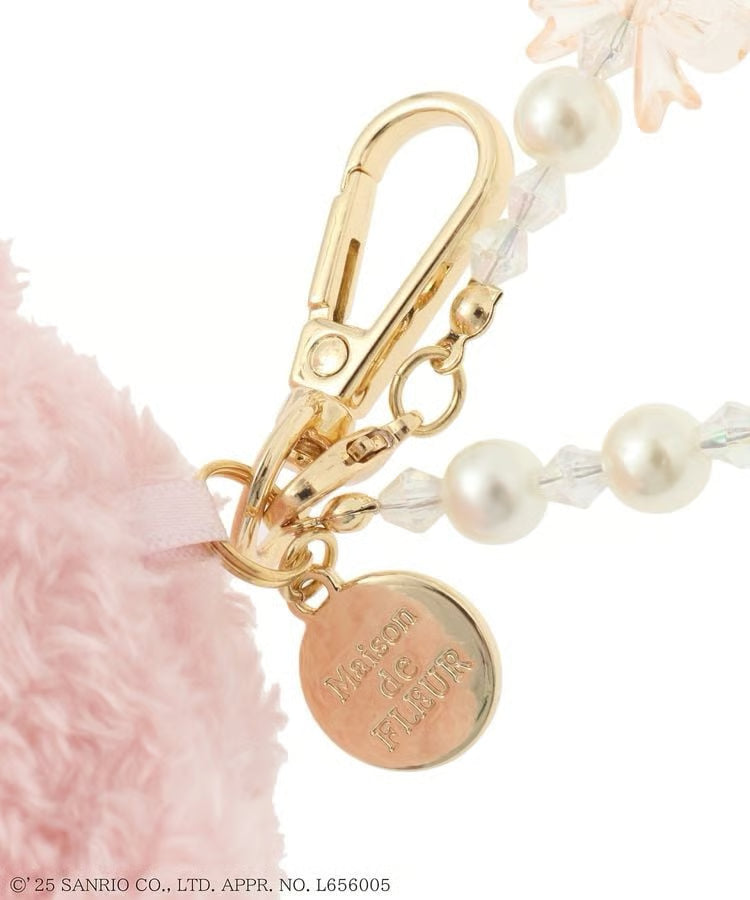 Sanrio x Maison de FLEUR 2025 Collection: Bow Mascot Plush Bag Charm