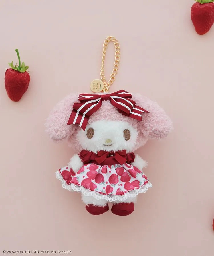 Maison de FLEUR x Sanrio Strawberry News 50th Mascot Plush Charm