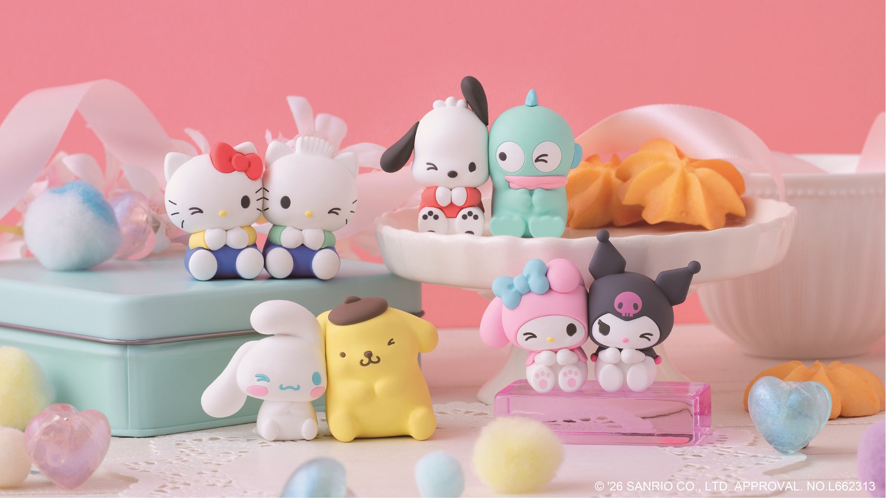 Sanrio Characters Pitakyuto Magnetic Figure Blind Box