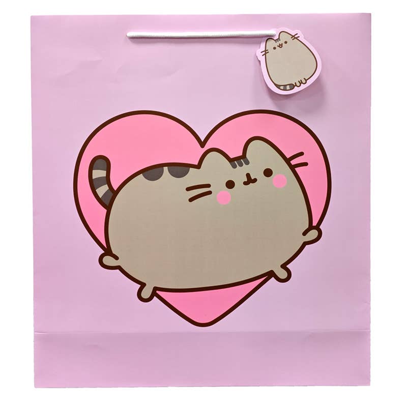 Pusheen the Cat Heart Gift Bag Extra Large