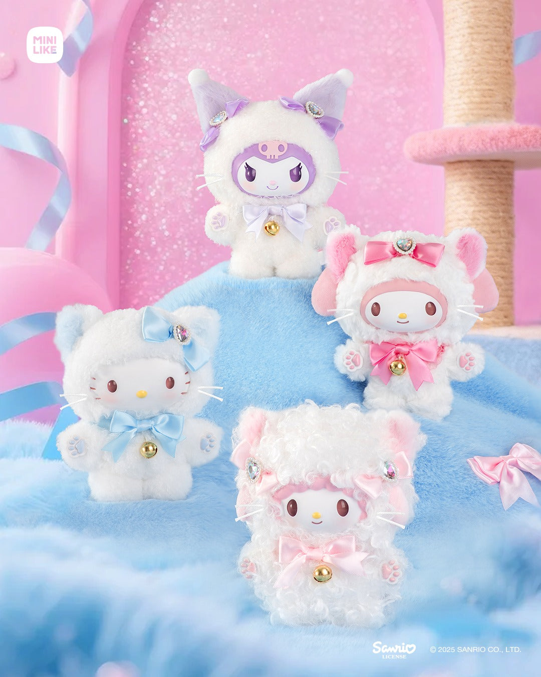 Sanrio Shining Meow Series Plush Pendant Blind Box