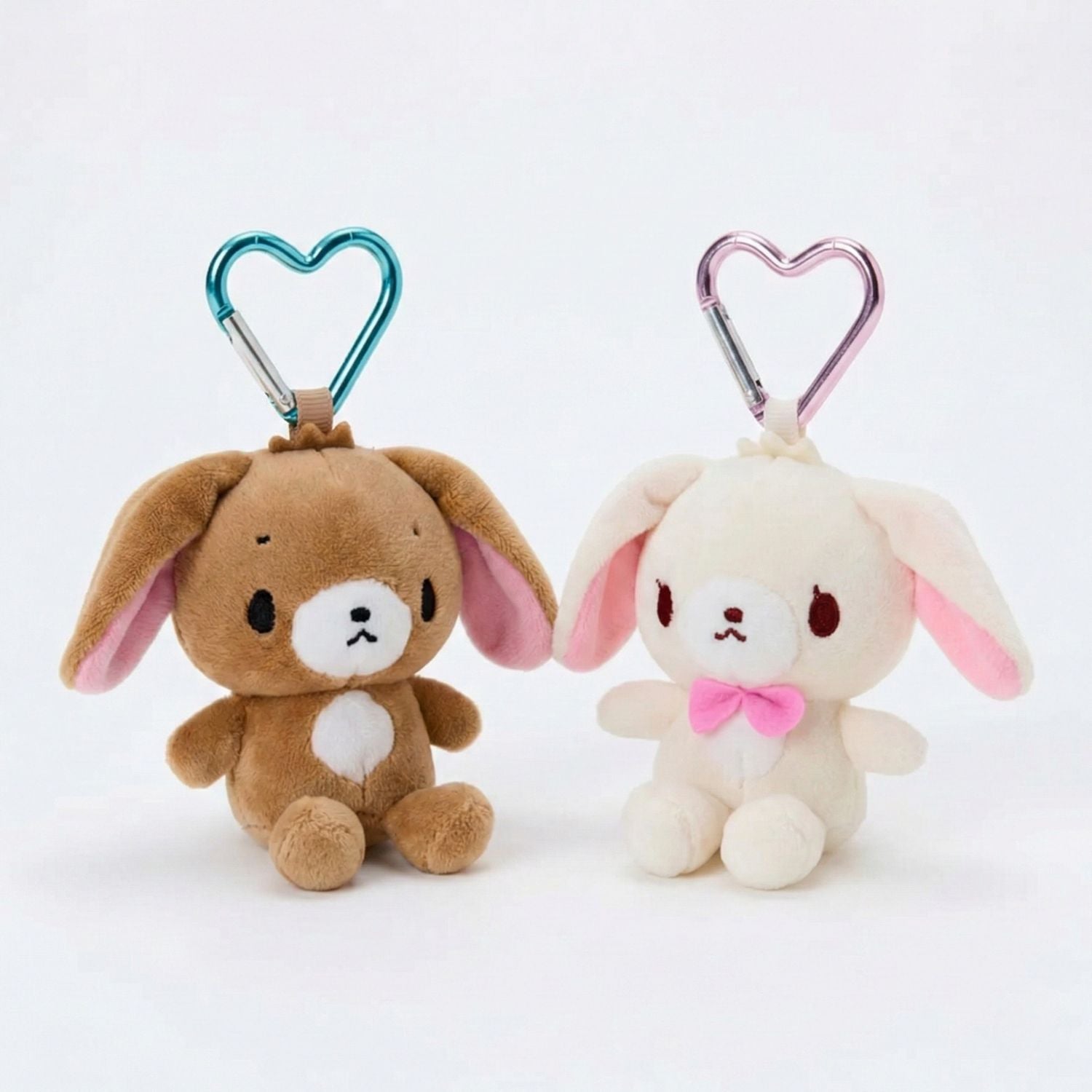 Sugarbunnies Plush Mascot Keychain – Kurousa & Shirousa