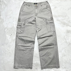ERD Vintage Oversized Washed Multi Pocket Cargo Pants