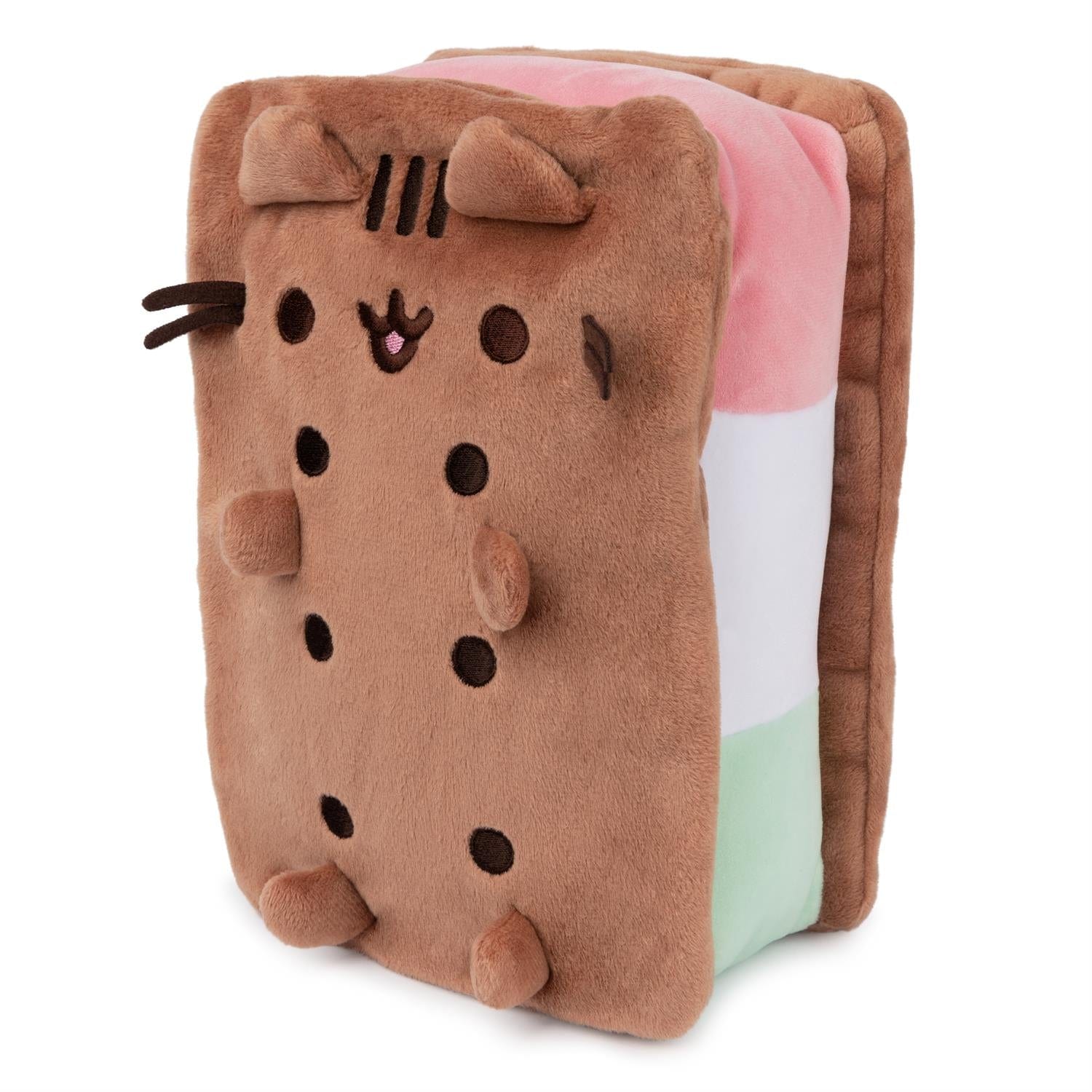 Neapolitan Ice Cream Sandwich Pusheen 10" Plush