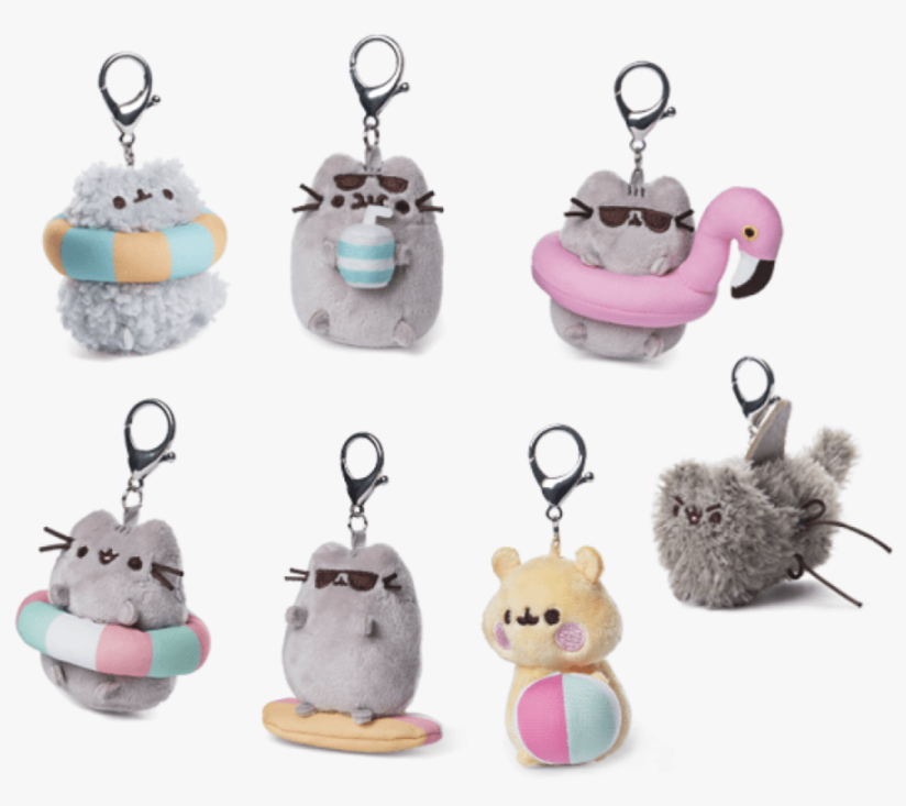 Pusheen Surprise Plush Keychain Series #10: Lazy Summer