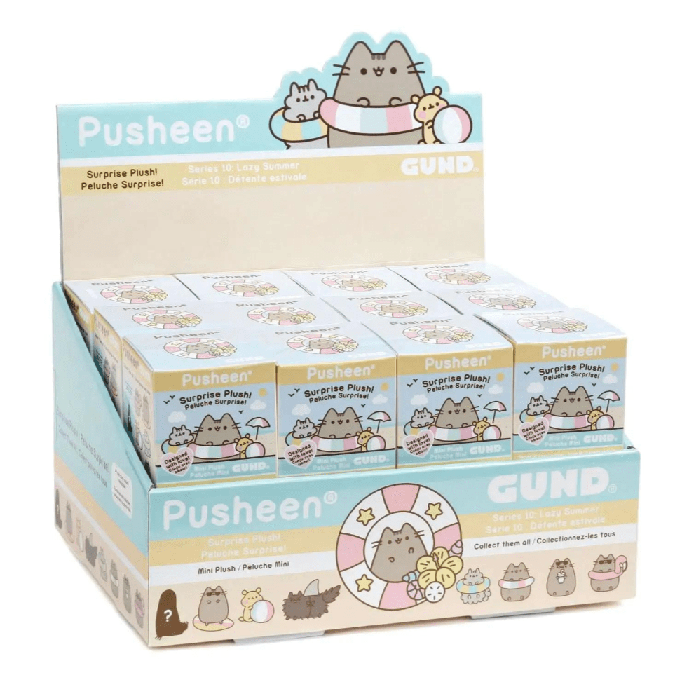 Pusheen Surprise Plush Keychain Series #10: Lazy Summer