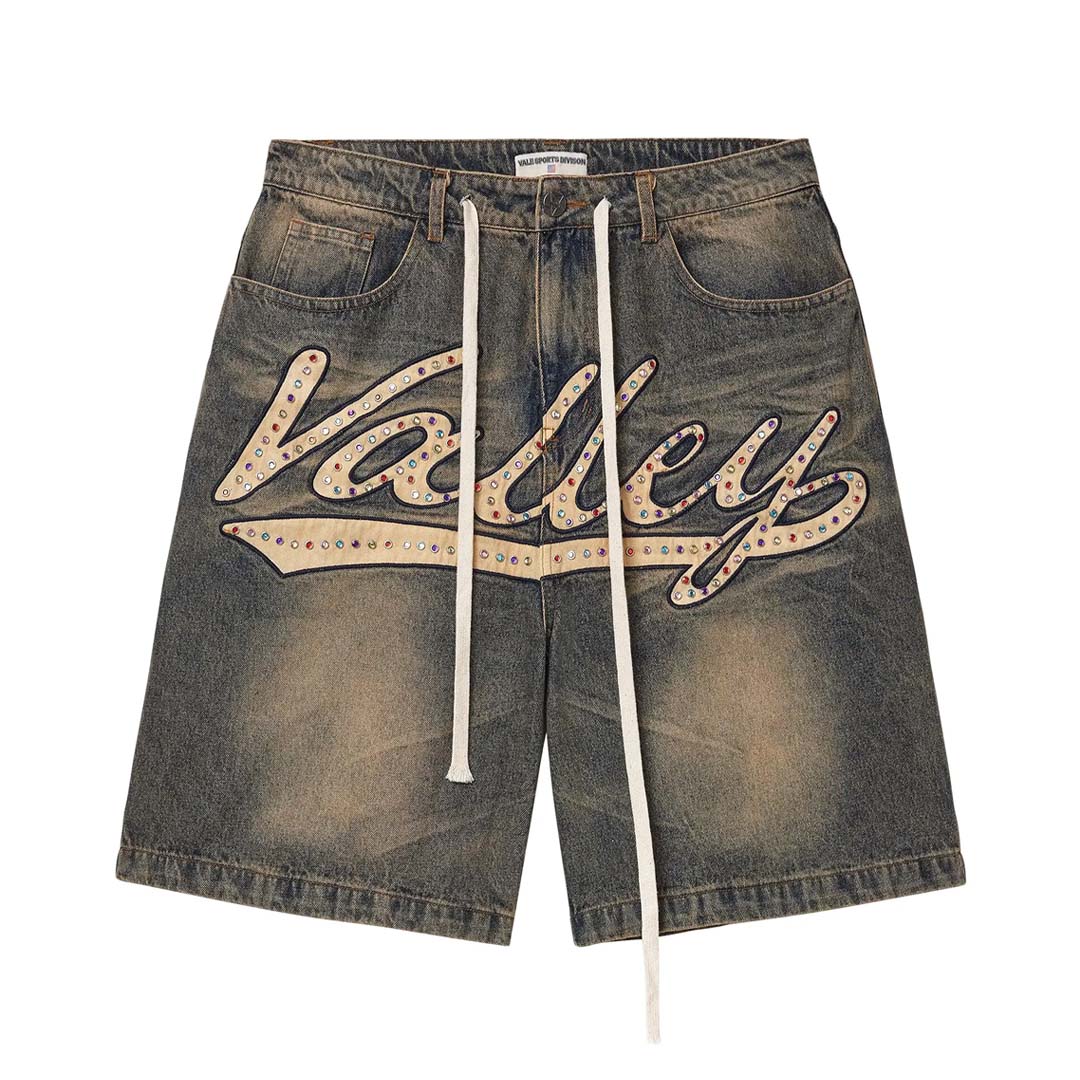 Vale Forever Skittles Jean Shorts 'Mid Blue'